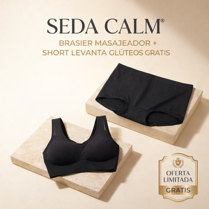 Seda Calm® Brasier Masajeador + Short Levanta Glúteos GRATIS