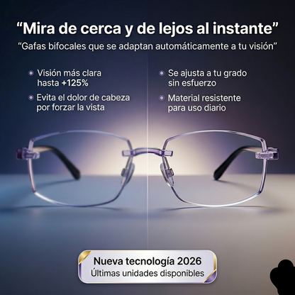 (PAGUE 1 Y LLEVE 3) FocusView Gafas Multifocales + 2 Gafas de Visión Nocturna